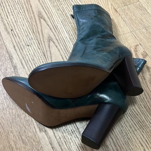 MARC JACOBS THE ANKLE GREEN BOOTS SIZE 40 - Picture 4 of 11